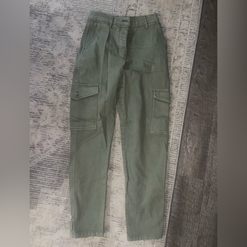Aritzia Green Cargo Pants